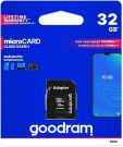GOODRAM Memory Card microSD SD 32GB CLASS 10 UHS I 100MB/s with adapter (M1AA-0320R12)