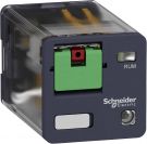 Schneider Electric universal plug-in relay 10 A, 230VAC, with LED, With test button (RUMC22P7)