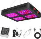 Double Switch Series LED Grow Light for Indoor Plants 2200W (Black)