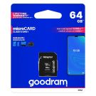 GOODRAM Memory Card microSD SD 64GB CLASS 10 UHS I 100MB/s with adapter (M1AA-0640R12)