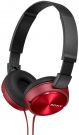 Sony Foldable Headphones - Red (MDR-ZX310R)