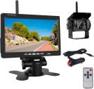 Wireless Truck Backup Camera Parking System with 7” HD TFT Monitor for Vans,Camping Cars,Trucks