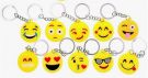 LATERN Mini Emoji Keychains 3.5cm 10 Patterns (100pcs)