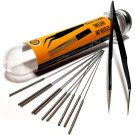3D Printer 0.4mm Needles and Tweezers Cleaning Tool Kit - Alternative for 0.4mm Drill Bits (Set of 11) 