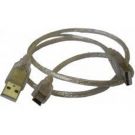 DeTech Καλώδιο USB-A σε Micro USB και USB-A 5cm (18111)