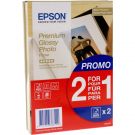 Epson Premium Glossy Φωτογραφικό Χαρτί 40 Φύλλα 2τμχ.
