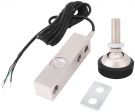 Portable High-Precision Shear Beam Load Cell Scale Sensor with 4-Core Shielded Cable for Hopper Weight High Pressure Tension Weighing(1000kg) 