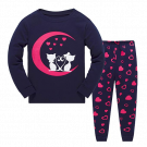 Garsumiss Girls Pyjamas Set Cute Kids Long Sleeve Cotton Pjs Pajama Sleepwear Tops Shirts & Pants