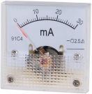 Sourcingmap Analog Current Panel Meter DC 30mA Ammeter (91C4-A)