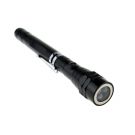 Flexible 3 LED Torch Telescopic Bendable Magnetic Pick Up Tool Flashlight with Batteries (Black)