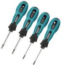 CRV Steel Magnetic Multifunctional Triangle Screwdriver Hand Tools (4 Pieces) 