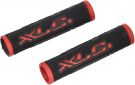XLC GR-G07 Dual Colour Bar Grips ends and grips 125mm (Black/Red)